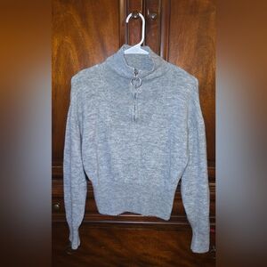 H&M Gray Women's Turtleneck Sweater